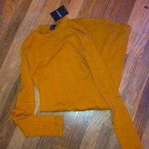 Brand new mustard body con dress